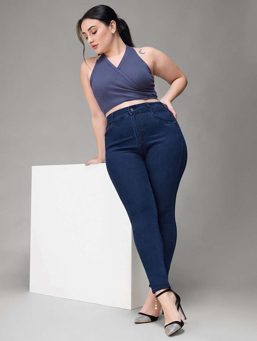 navy blue denim jeans - 22564777 -  Standard Image - 3