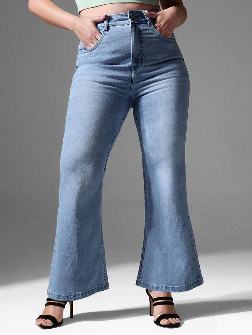 light blue denim jeans