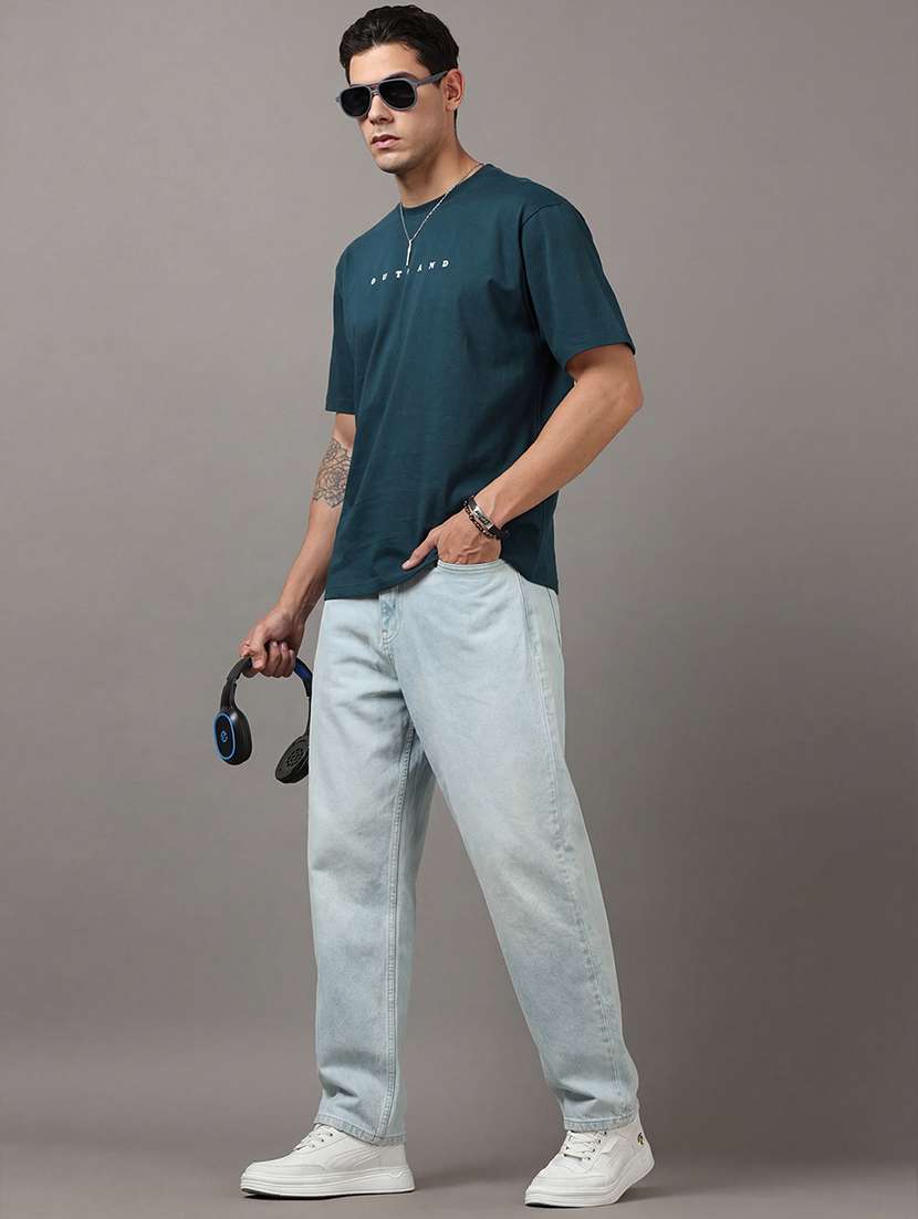 men printed round neck regular fit t-shirt - 22564800 -  Standard Image - 5