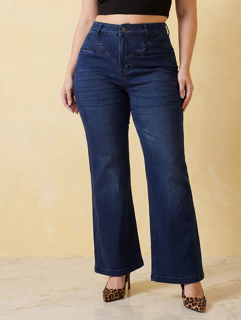 navy blue denim jeans