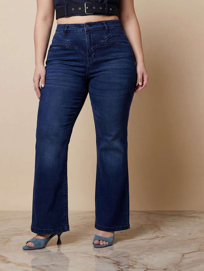 navy blue denim jeans