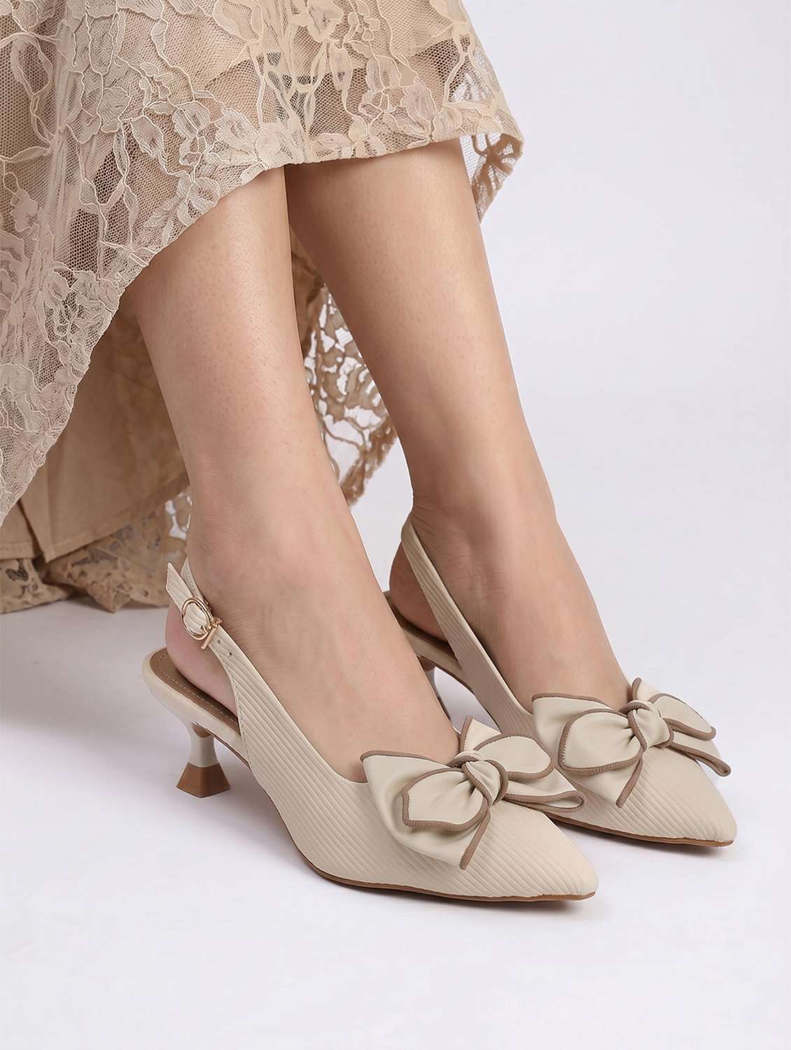 women textured back strap sandal - 22565173 -  Standard Image - 5