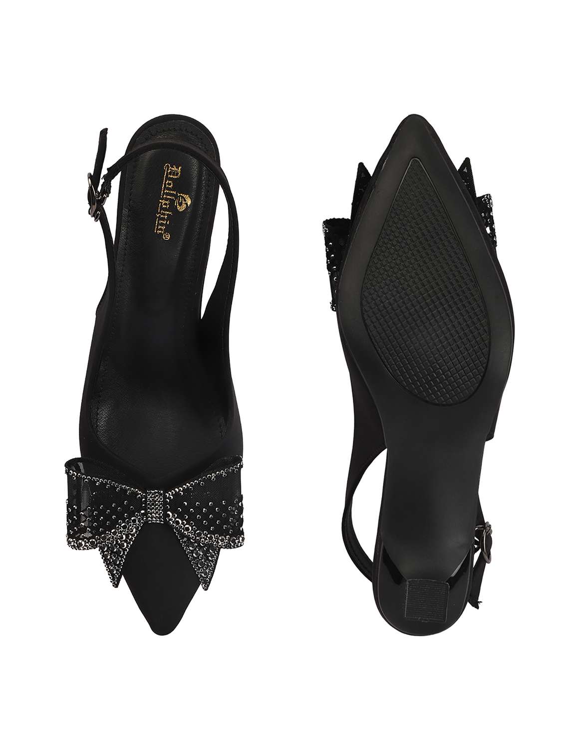 women embellished back strap sandal - 22565176 -  Standard Image - 3