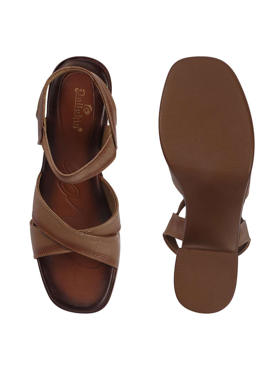 women solid ankle strap sandal - 22565179 -  Standard Image - 3