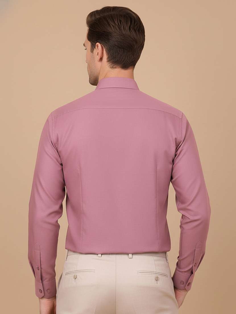 Men Solid Long Sleeves Formal Shirt - 22565307 -  Standard Image - 3