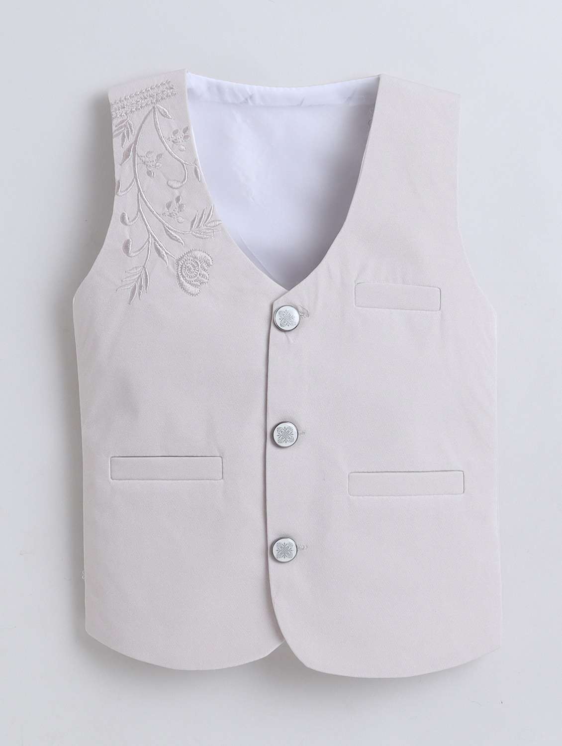 beige cotton blend suit sets twin & dungree - 22565402 -  Standard Image - 3