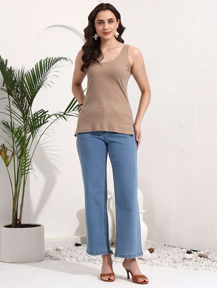 women solid sleeveless camisole - 22565483 -  Standard Image - 5
