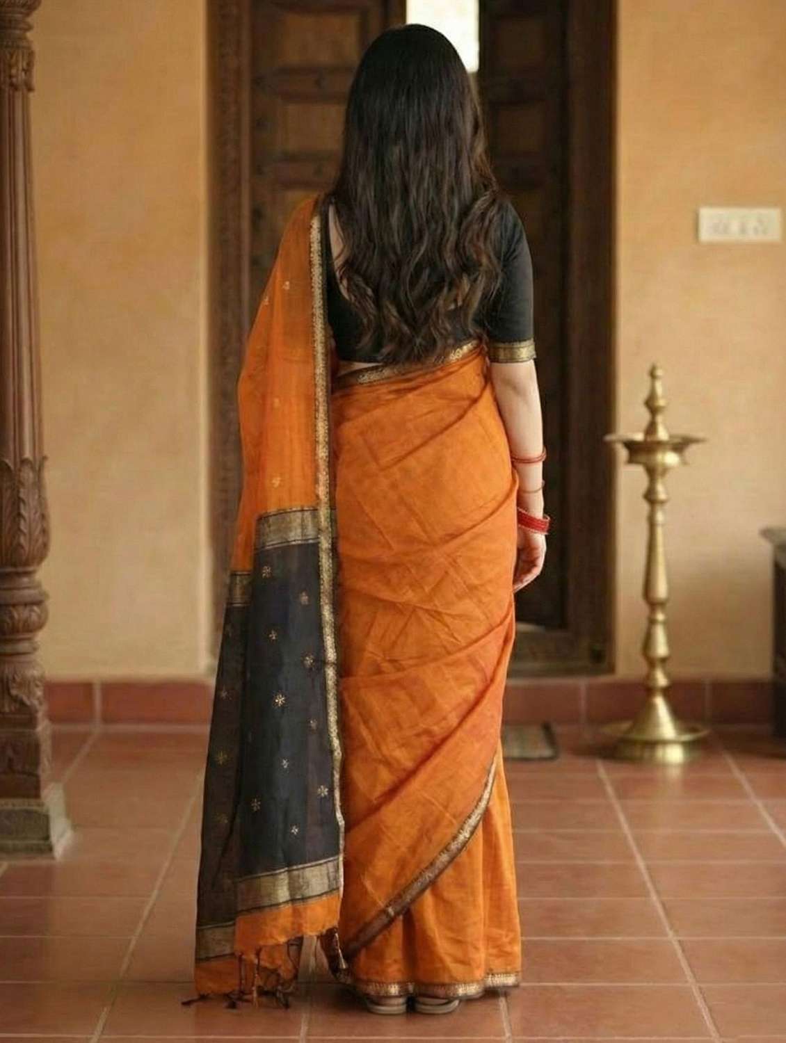 women self design southern silk saree with blouse - 22565671 -  Standard Image - 3