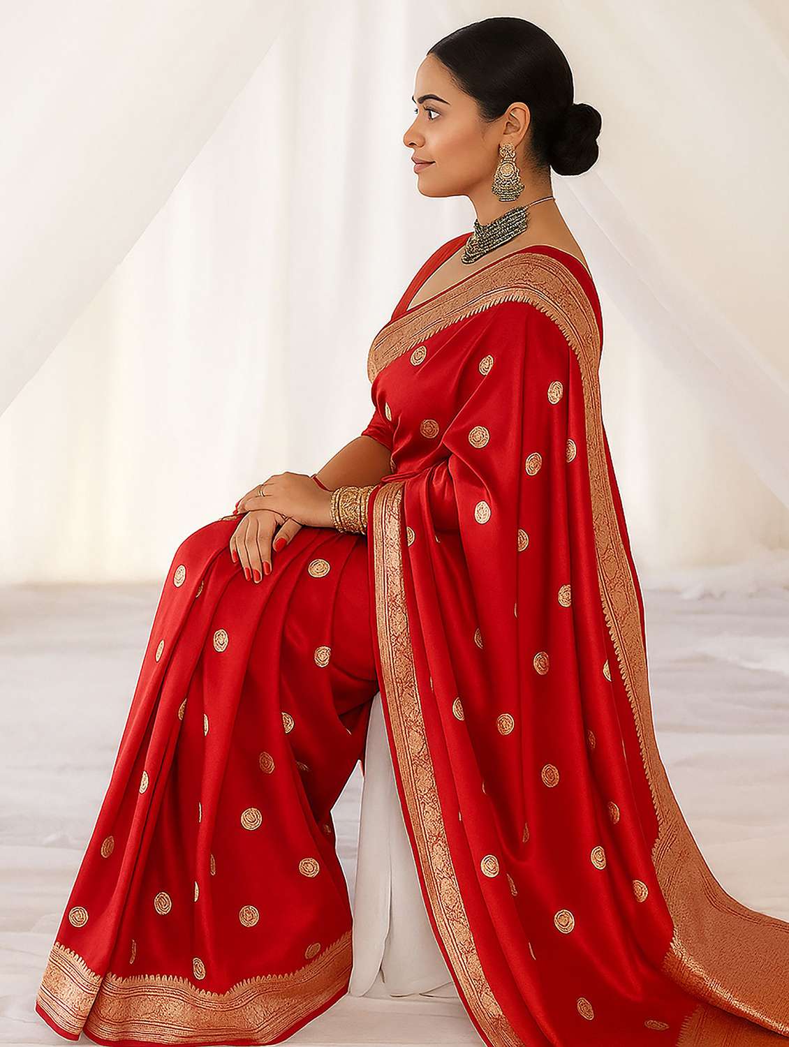 women self design banarasi saree - 22565703 -  Standard Image - 3