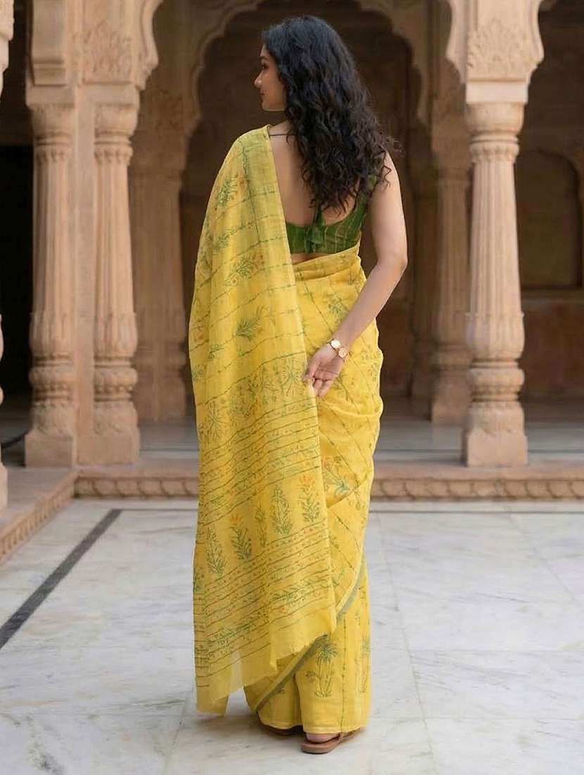 women printed casual wear saree - 22565723 -  Standard Image - 3