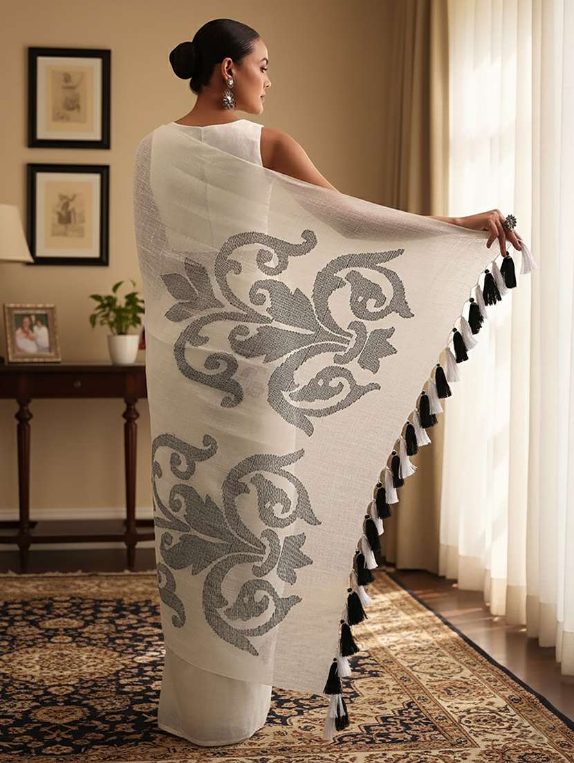 women printed casual wear saree - 22565768 -  Standard Image - 3