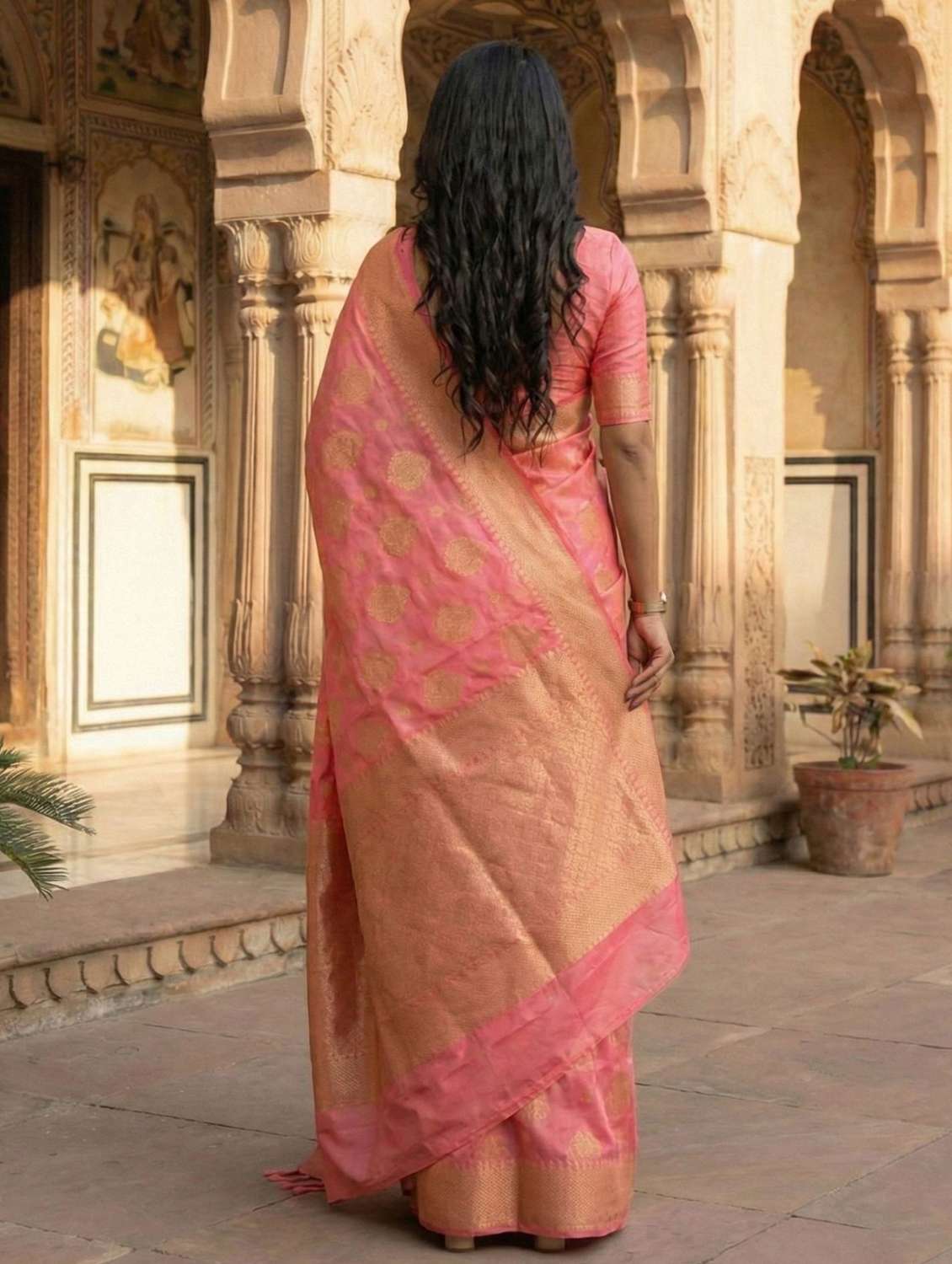 women self design banarasi saree - 22565994 -  Standard Image - 3