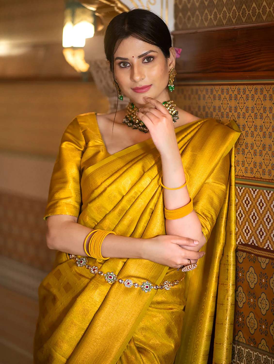 women self design banarasi saree - 22566000 -  Standard Image - 3