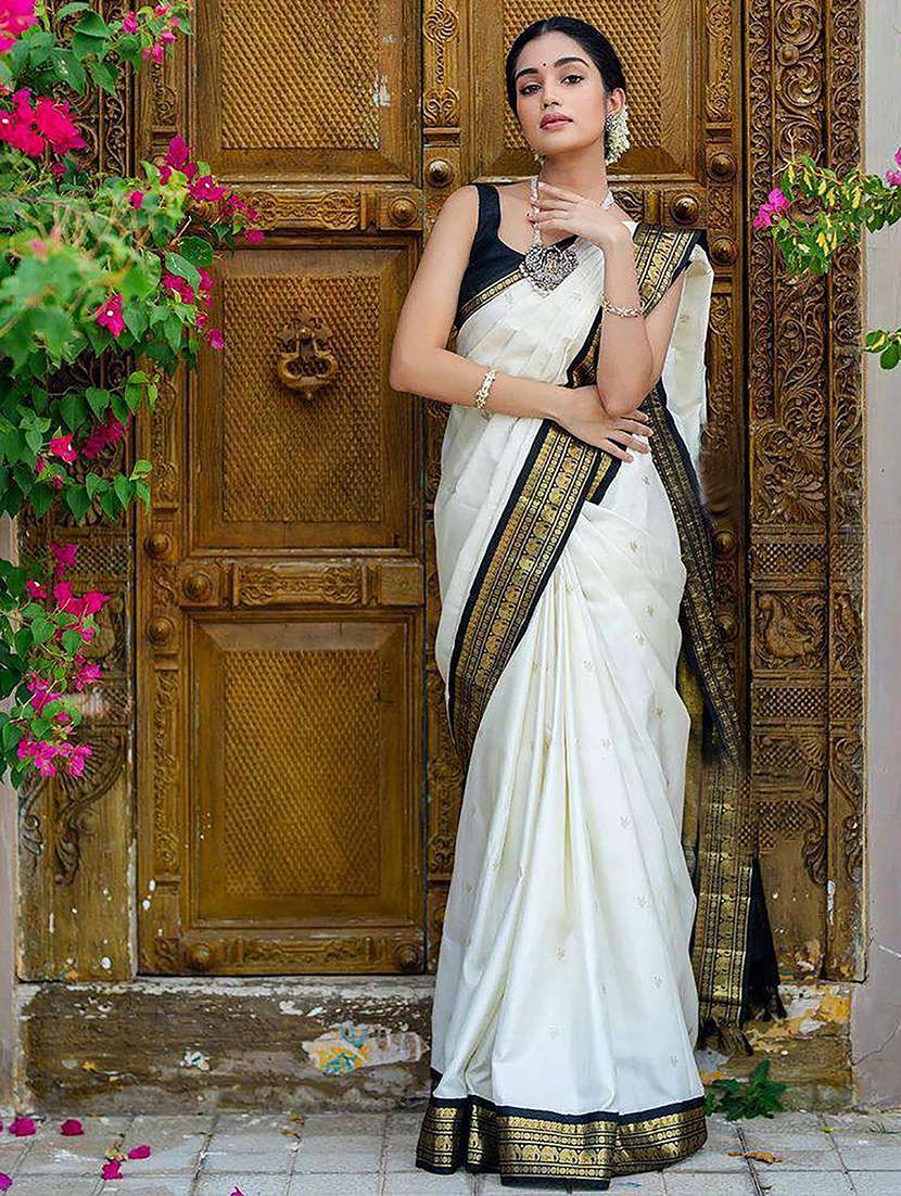 women self design banarasi saree