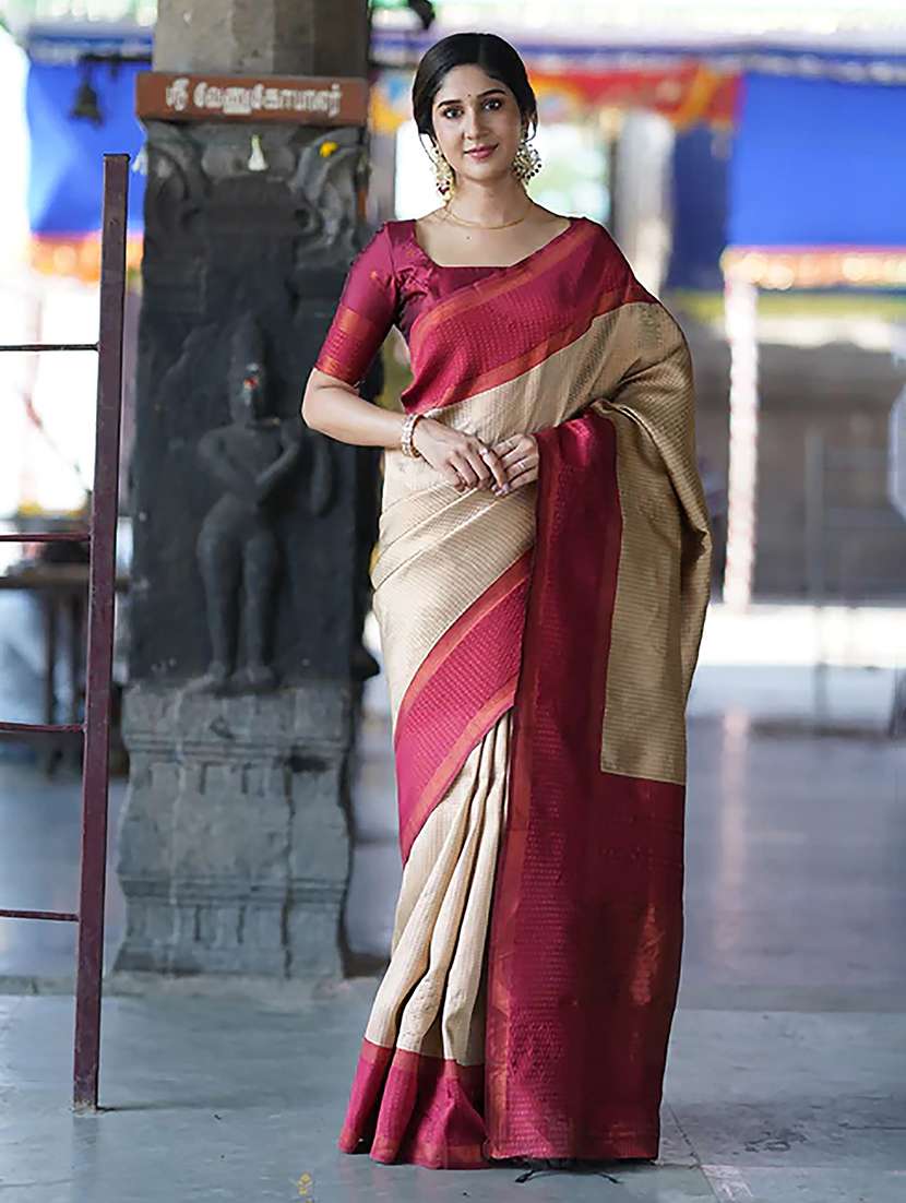 women self design banarasi saree
