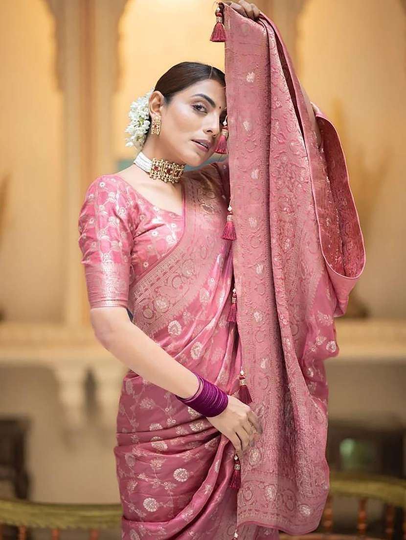 women self design banarasi saree - 22566281 -  Standard Image - 5