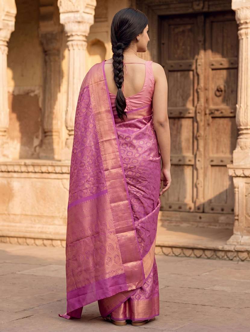 women self design banarasi saree - 22566292 -  Standard Image - 3
