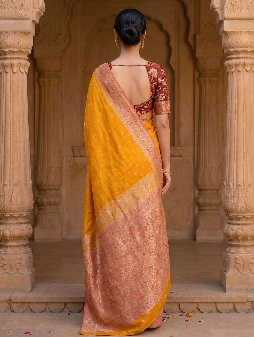 women self design banarasi saree - 22566380 -  Standard Image - 3