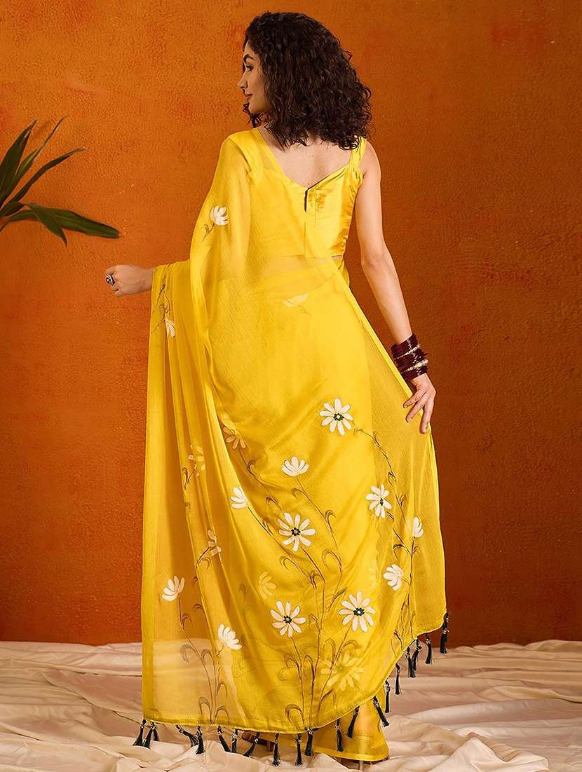 women printed casual wear saree - 22566401 -  Standard Image - 3