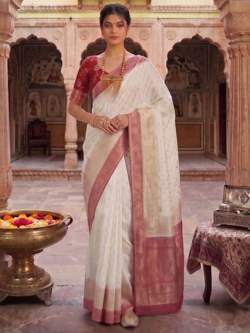 women self design banarasi saree