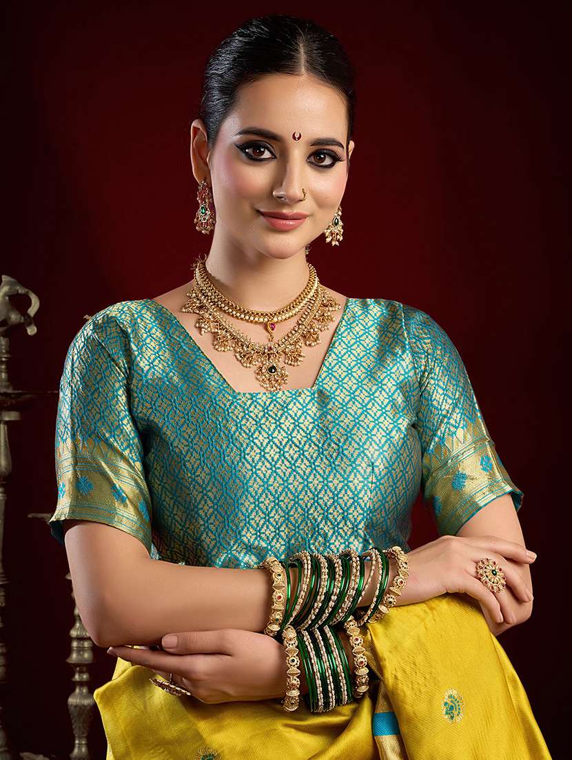 women self design paithani saree with blouse - 22566568 -  Standard Image - 5