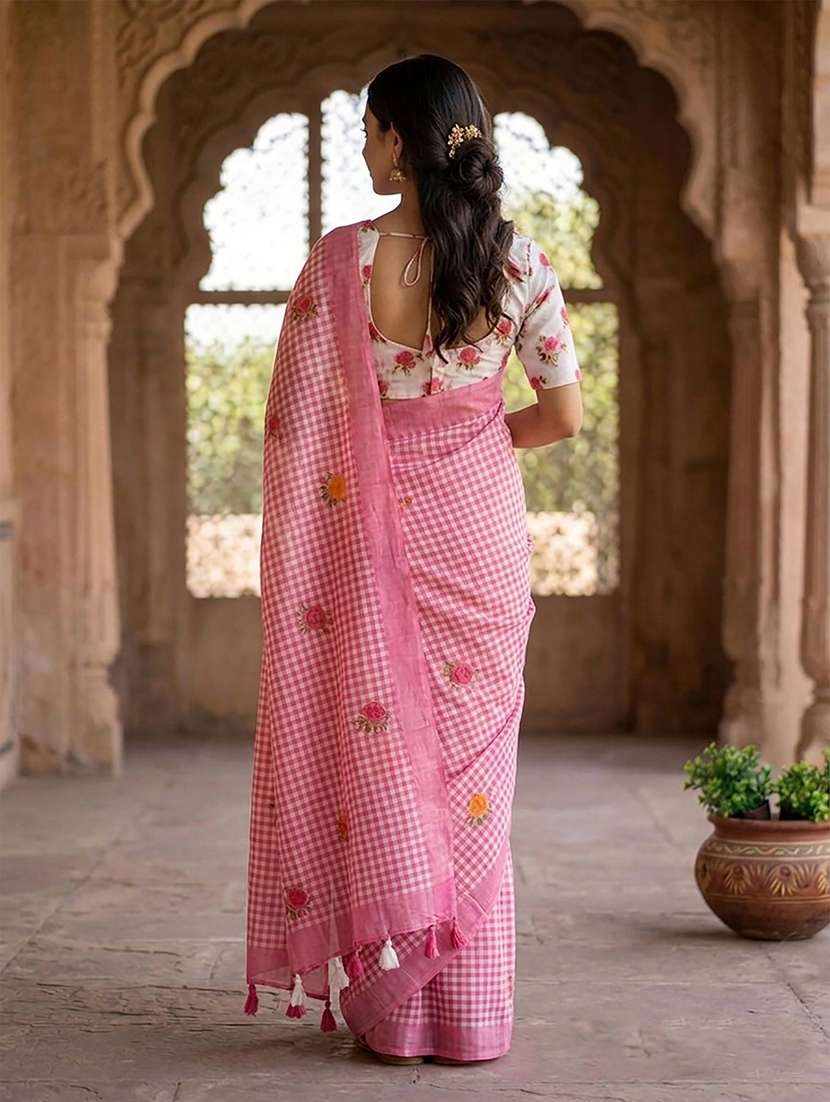 women printed casual wear saree - 22566671 -  Standard Image - 3