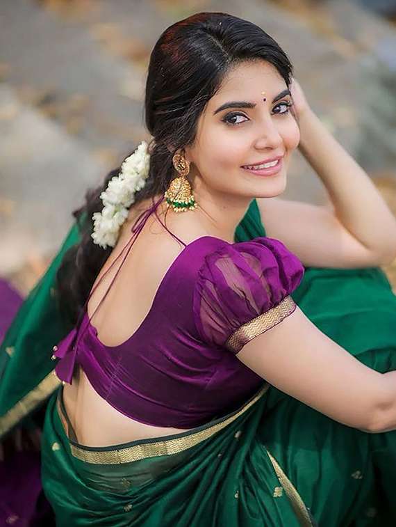 women self design southern silk saree with blouse - 22566694 -  Standard Image - 3