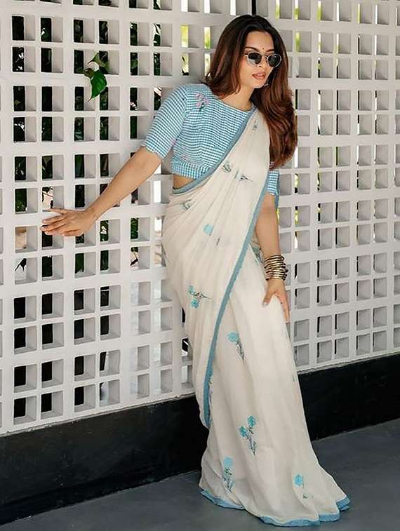 women printed casual wear saree - 22566696 -  Standard Image - 3