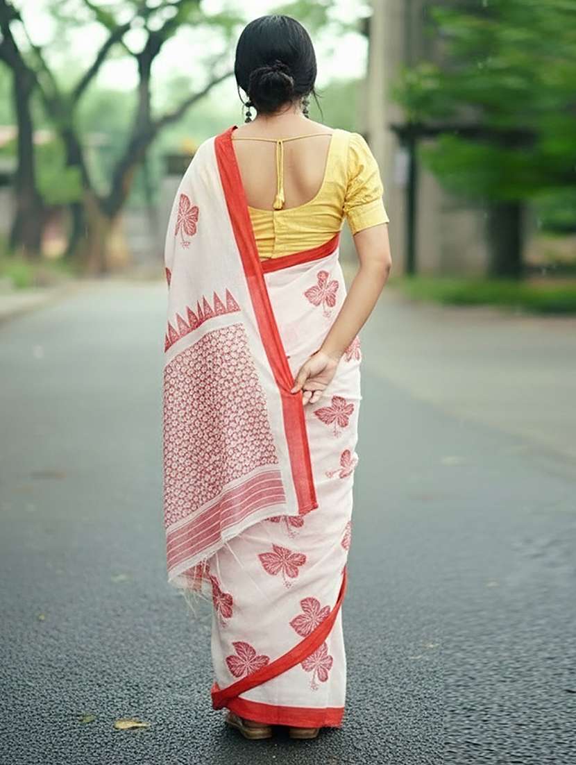 women printed casual wear saree - 22566741 -  Standard Image - 3