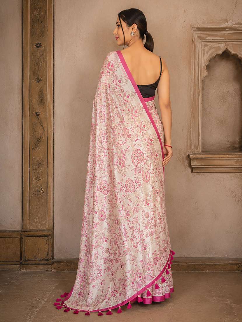 women printed casual wear saree - 22566747 -  Standard Image - 3