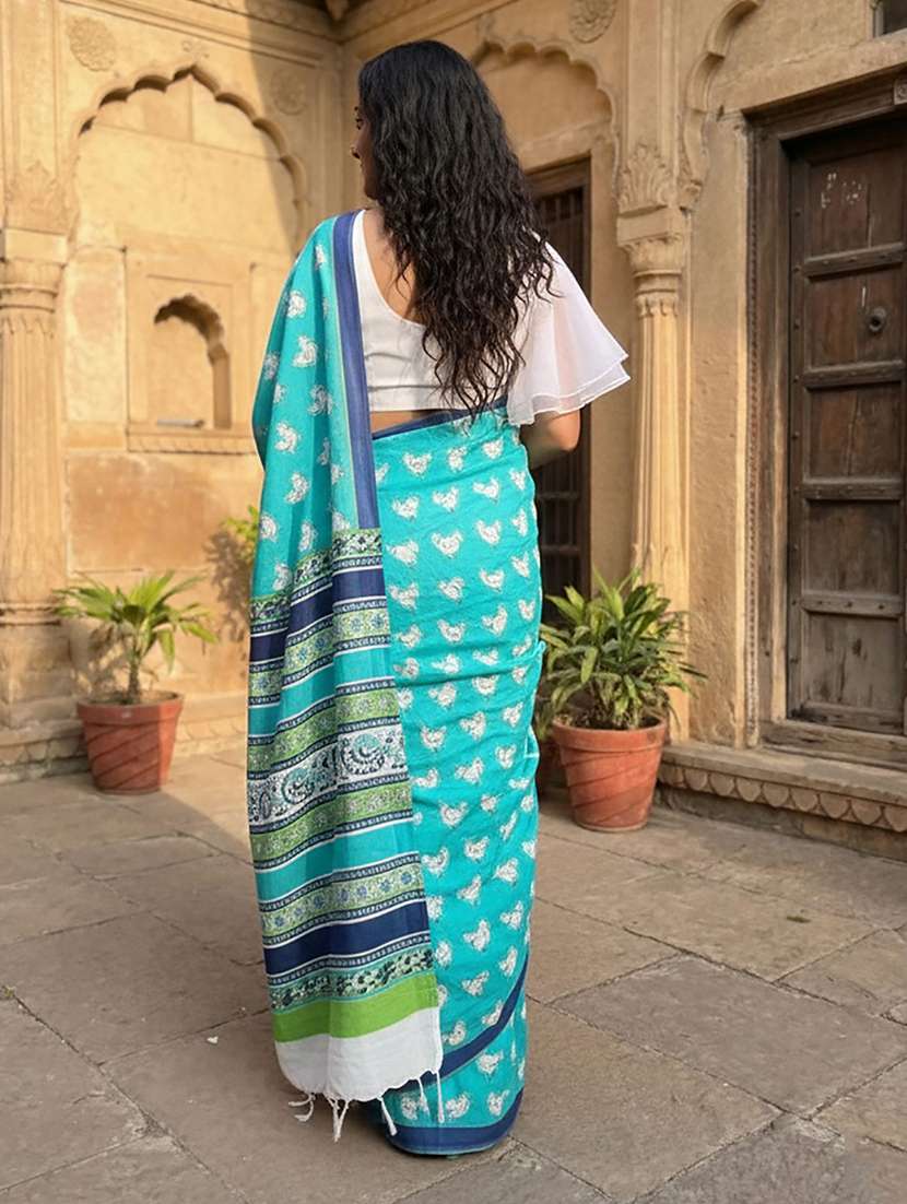 women printed casual wear saree - 22566908 -  Standard Image - 3