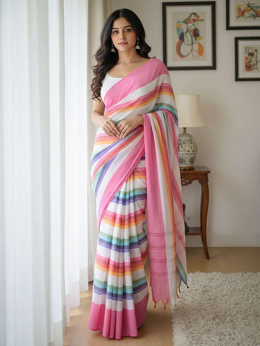 women printed casual wear saree