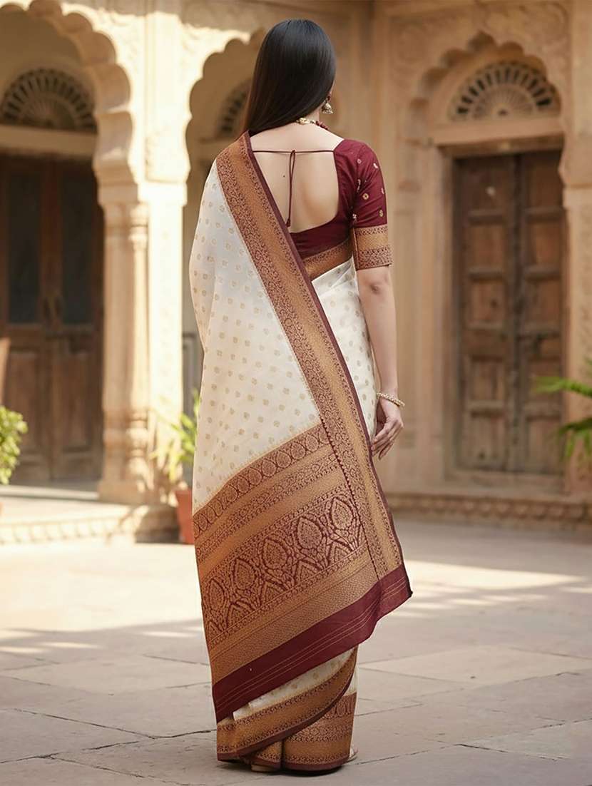 women self design banarasi saree - 22566986 -  Standard Image - 3