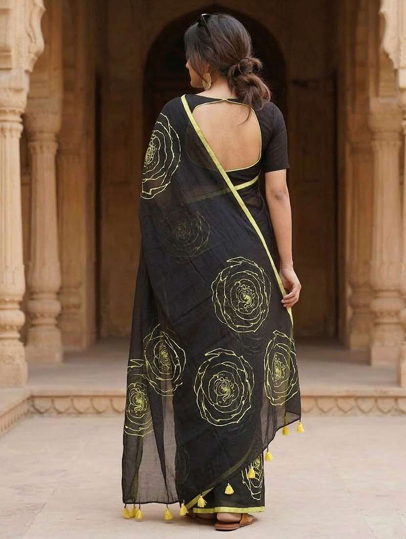 women printed casual wear saree - 22567073 -  Standard Image - 3