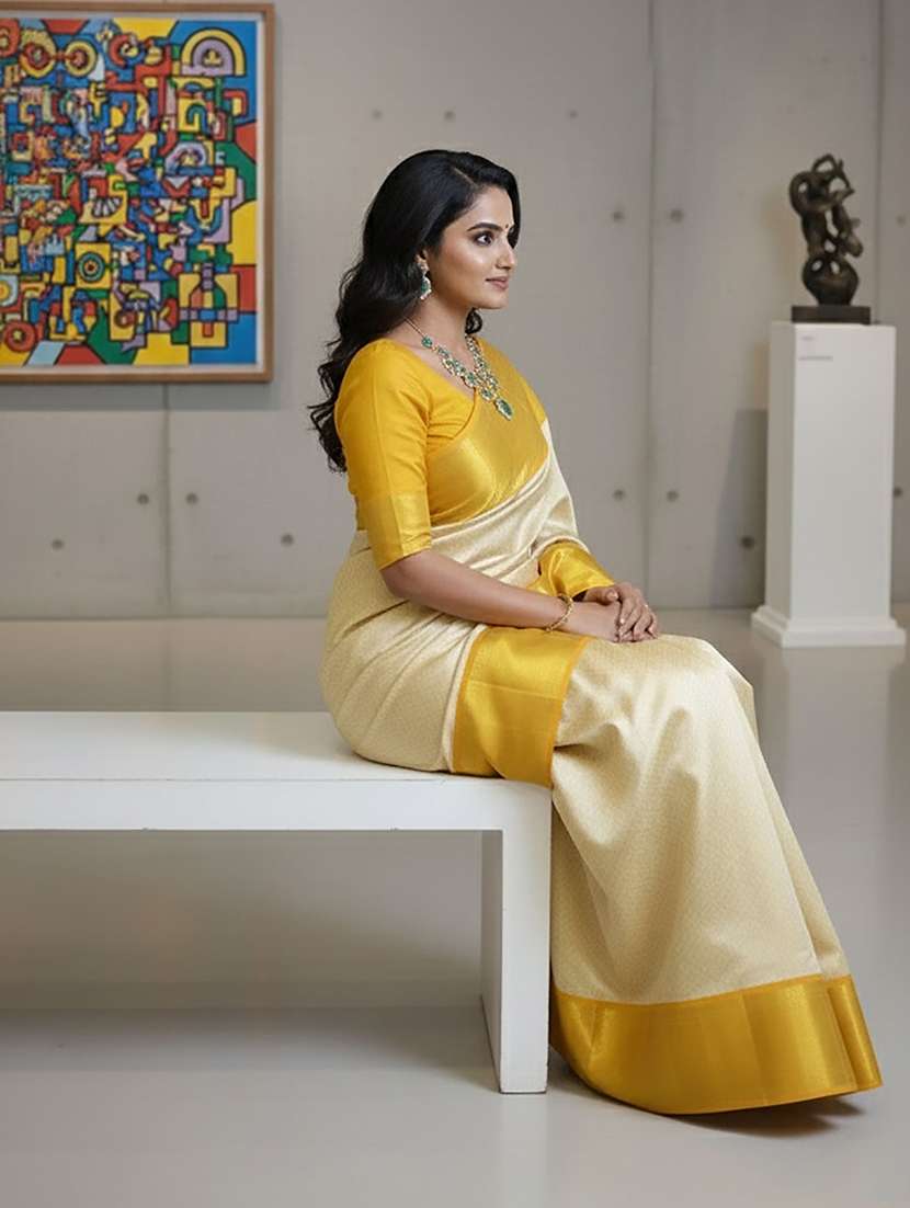 women self design banarasi saree - 22567130 -  Standard Image - 3