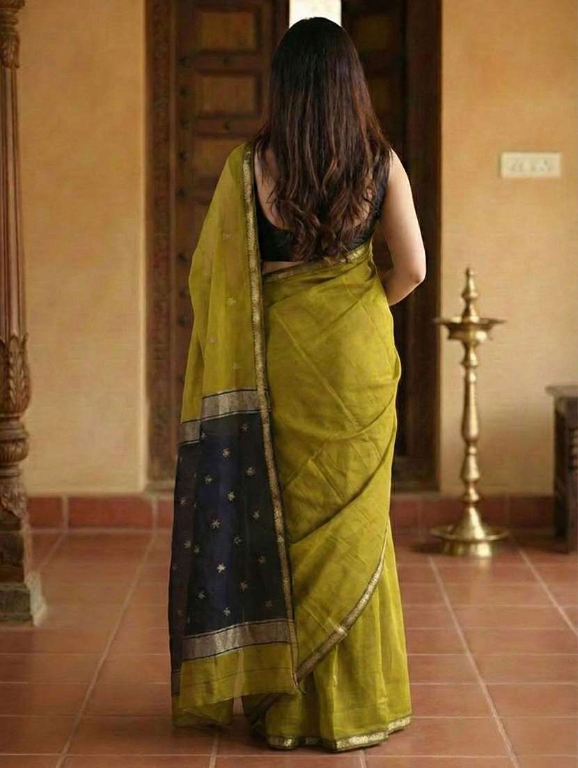 women self design southern silk saree with blouse - 22567138 -  Standard Image - 3