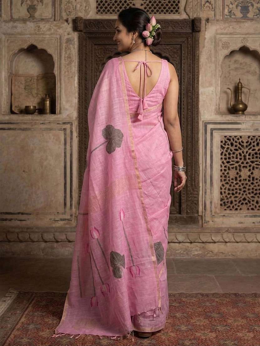 Women Printed Casual Wear Saree - 22567146 -  Standard Image - 3