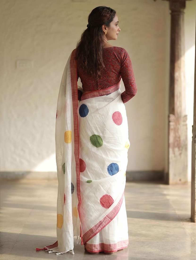 women printed casual wear saree - 22567159 -  Standard Image - 3