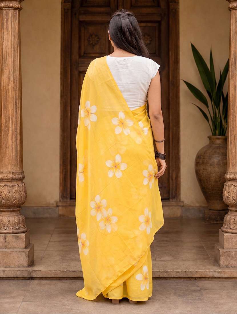 women printed casual wear saree - 22567171 -  Standard Image - 3