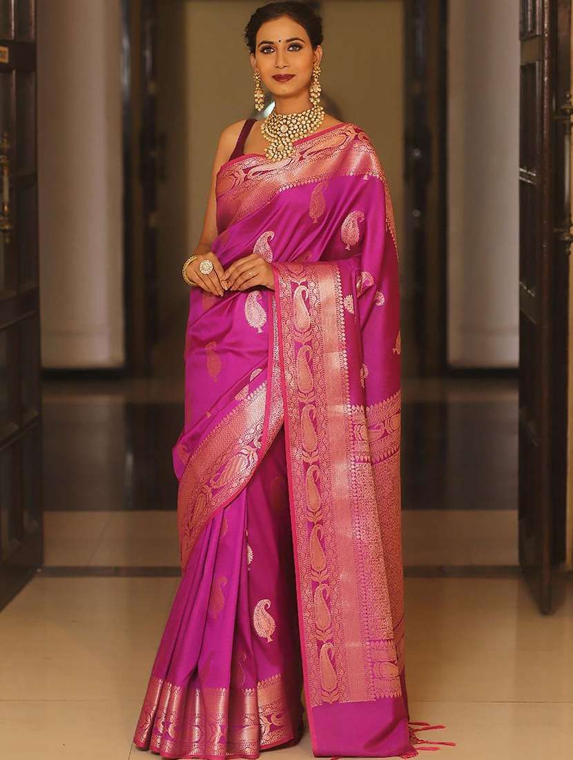 women self design banarasi saree