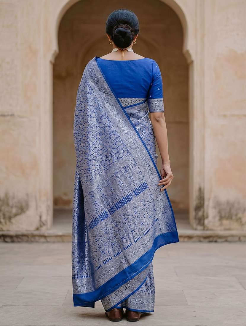 women self design banarasi saree - 22567222 -  Standard Image - 3