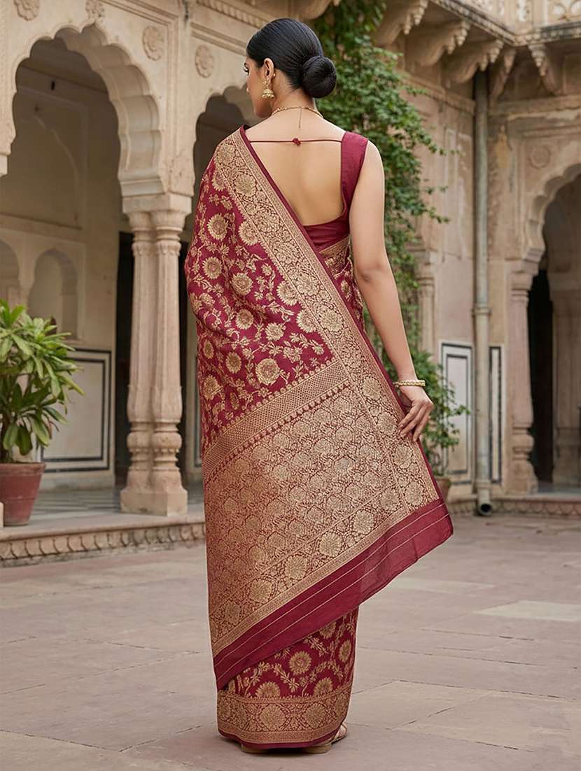 women self design banarasi saree - 22567246 -  Standard Image - 3