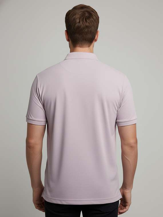 men solid short sleeves polo t-shirt - 22567273 -  Standard Image - 3