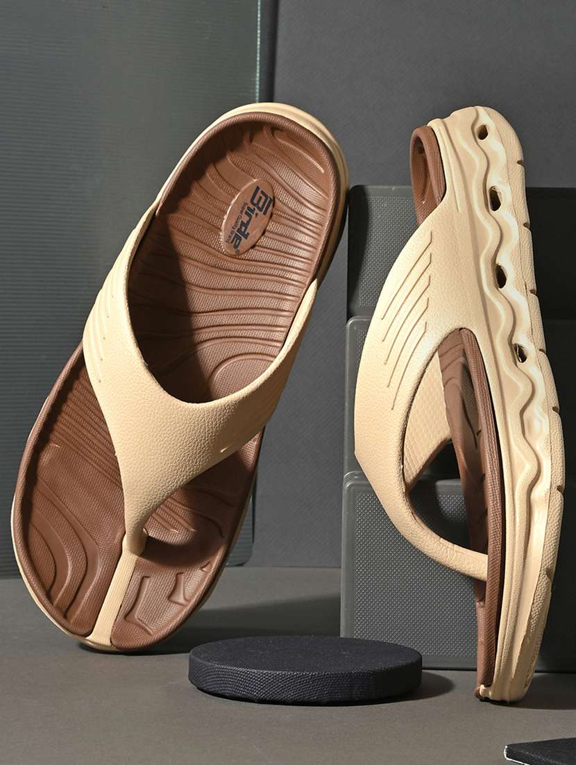 women solid toe separator slippers