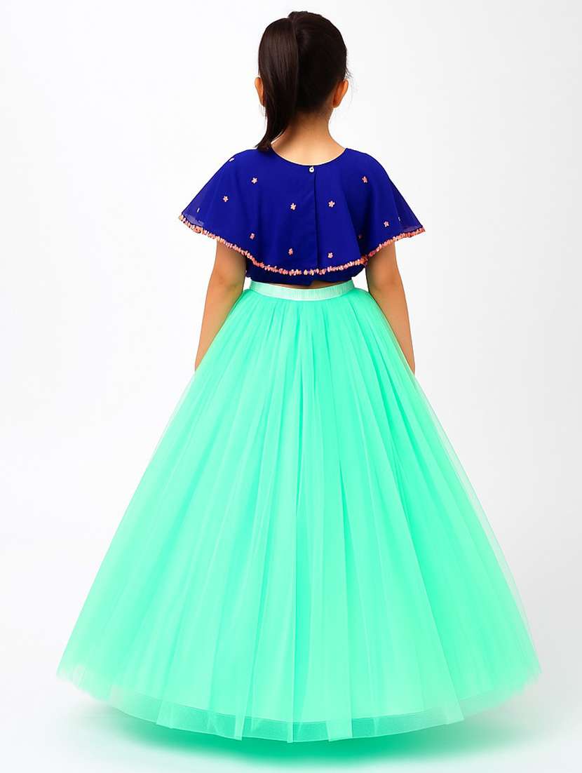 Girls Embellished Lehenga Choli Set - 22567471 -  Standard Image - 3