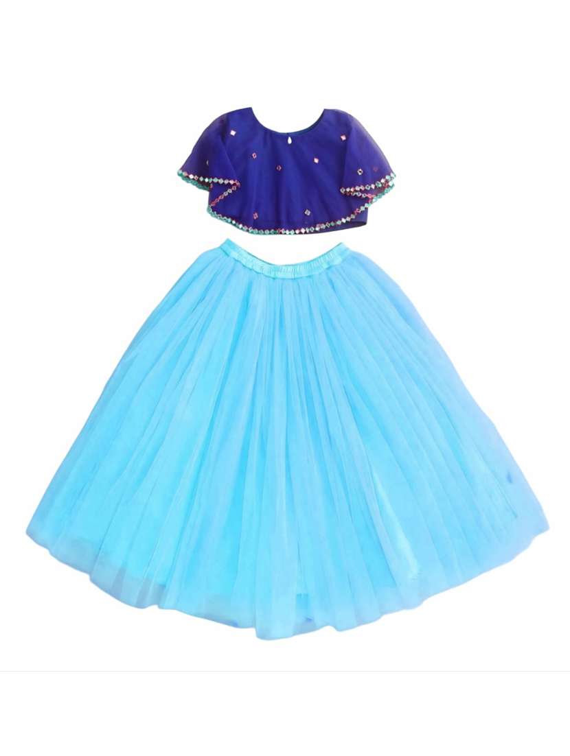 girls embellished lehenga choli set - 22567481 -  Standard Image - 3