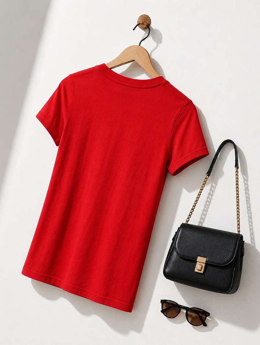 women printed short sleeves regular fit t-shirt - 22567483 -  Standard Image - 5