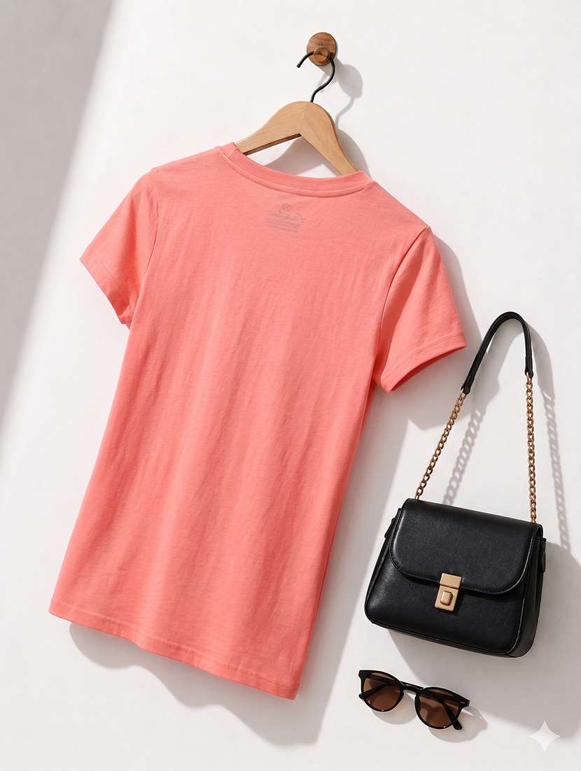 women printed short sleeves regular fit t-shirt - 22567485 -  Standard Image - 5