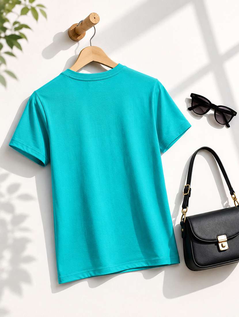 women printed short sleeves regular fit t-shirt - 22567495 -  Standard Image - 5