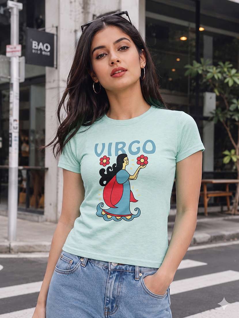 women printed short sleeves regular fit t-shirt - 22567497 -  Standard Image - 3